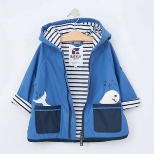 KIDS BATELA WHALE RAINCOAT, 36M (TODDLER)